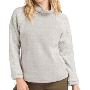 Prana Lockwood Sweater in Bone Heather, Size Small